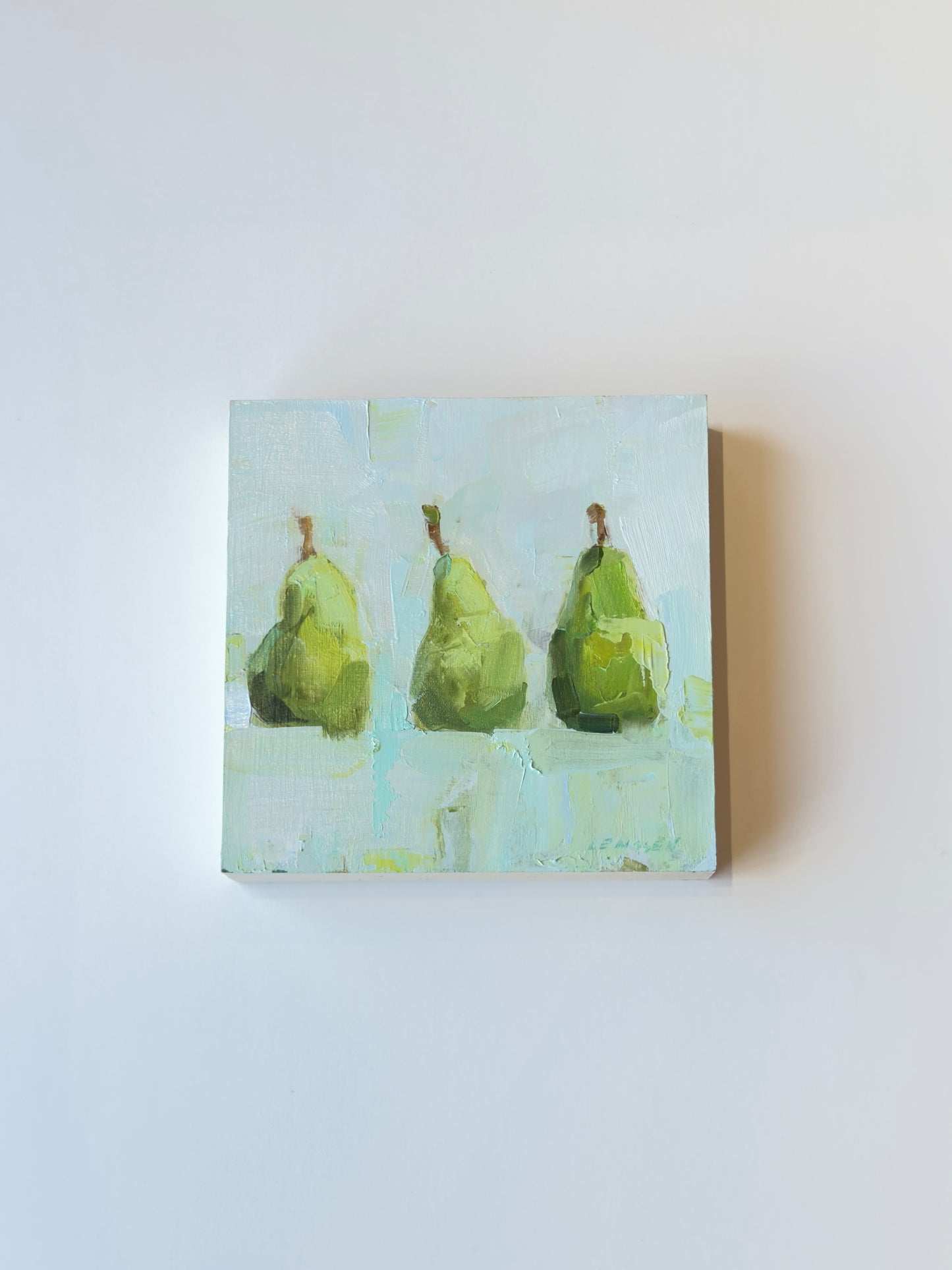 Three Pears  |  10 x 10