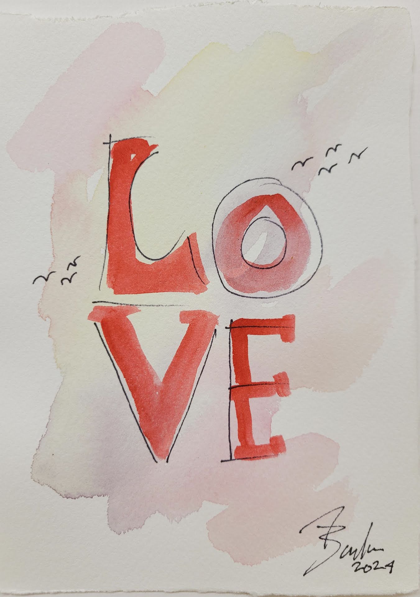 LOVE V | 6 x 8