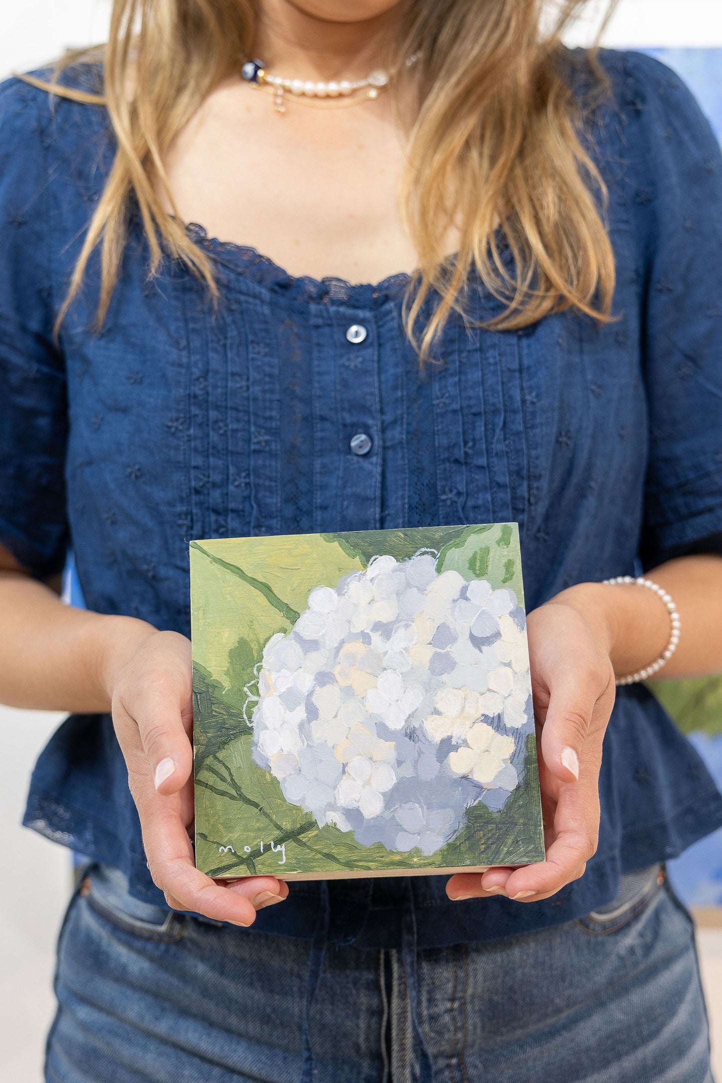 White Hydrangea | 6 x 6
